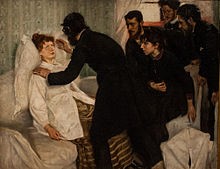 Séance d'hypnose, par Richard Bergh, 1887